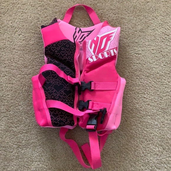 HO sports Life Vest, child (30 to 50lbs), pink - Picture 1 of 5